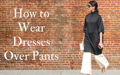 How to Wear dresses over pants