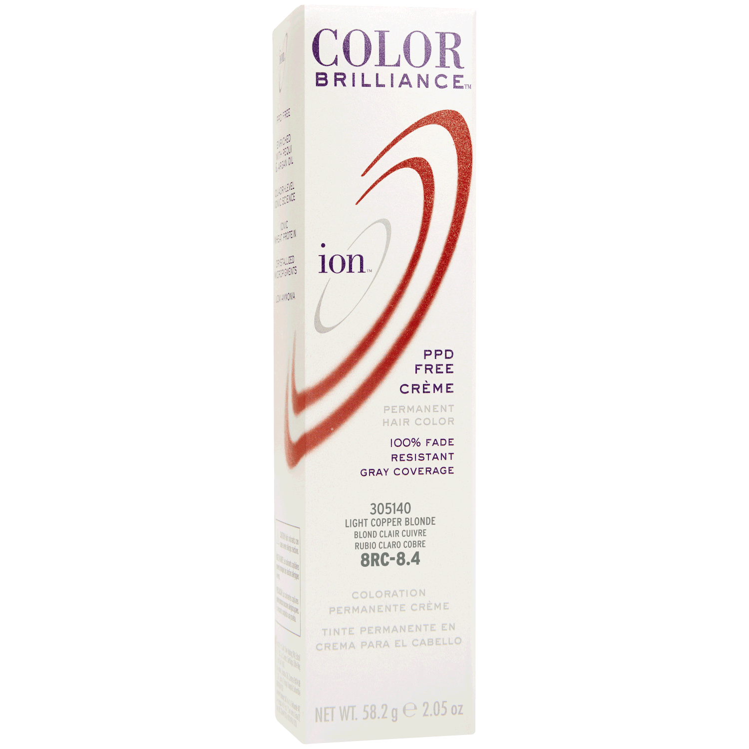 8rc Light Copper Blonde Permanent Creme Hair Color Dhebeauty