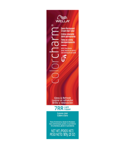 7RR Light Copper Demi Permanent Cream Hair Color