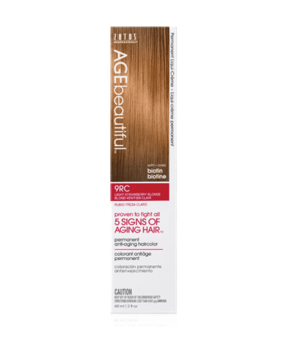 9RC Light Strawberry Blonde Permanent Liqui-Creme Hair Color