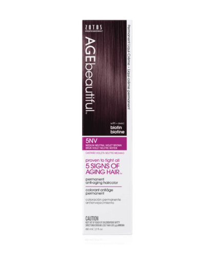 5NV Medium Neutral Violet Brown Permanent Liqui-Cr√®me Haircolor Neutral Violet Collection
