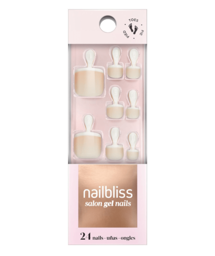 Gel Toe Nail French