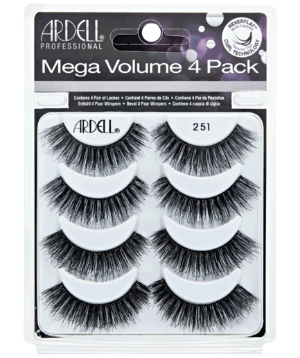 Mega Volume #251 Lashes 4 Pack