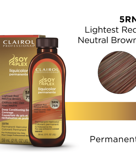 5RN/75R Lightest Red Neutral Brown LiquiColor Permanent Hair Color