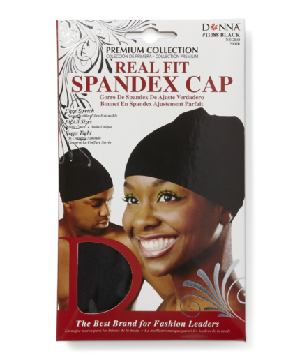 Black Spandex Cap