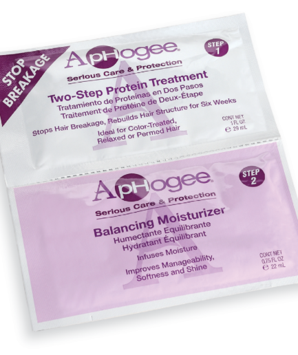 Two Step Protein Treatment & Balanced Moisturizer Packette