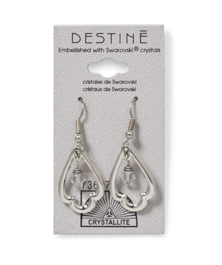 Destine Trefoil Dangle Earrings