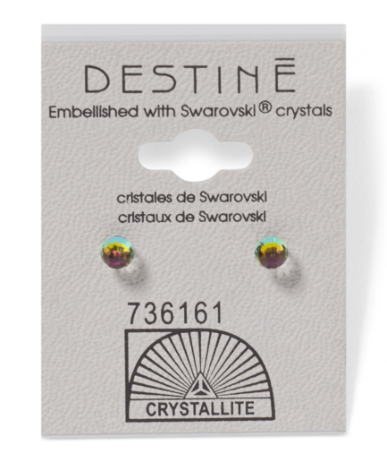 Destine VM Faceted Ball Crystal Earring