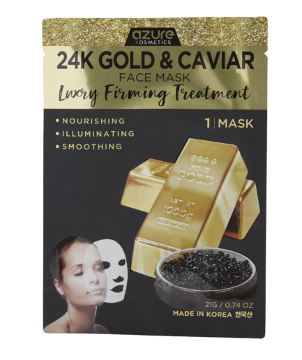 24K Gold & Caviar Sheet Mask