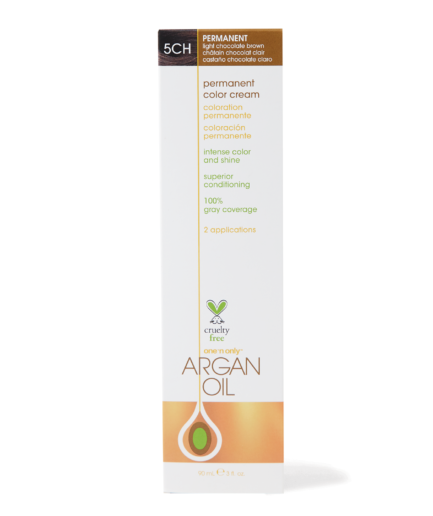 Argan Oil Permanent Color Cream 5CH Light Chocolate Brown