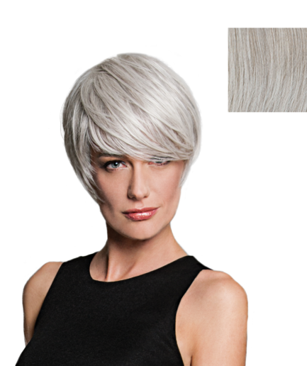 Angled Cut Wig Silver