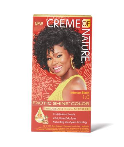 Exotic Shine Intense Black Permanent Hair Color