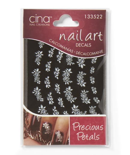 Precious Petals Rhinestone Art Jewelry Decals