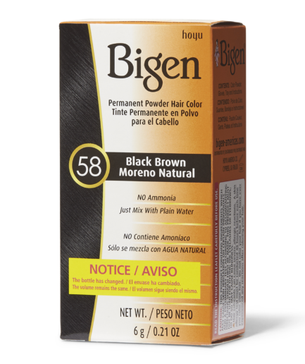 Black Brown Permanent Powder Hair Color