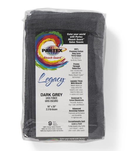 Bleach Guard Dark Gray Cotton Towels