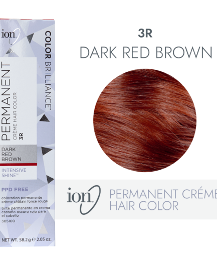 3R Dark Red Brown Permanent Creme Hair Color