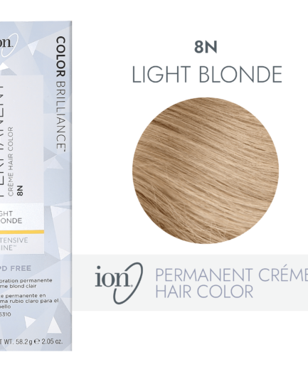 8N Light Blonde Permanent Creme Hair Color