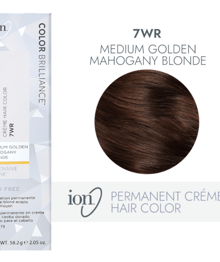 7WR Medium Gold Mahogany Blonde Permanent Creme Hair Color
