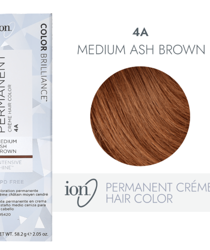 4A Medium Ash Brown Permanent Creme Hair Color