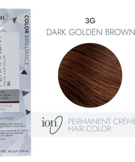 3G Dark Golden Brown Permanent Creme Hair Color