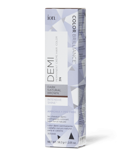 Intensive Shine 3N Dark Natural Brown Demi Permanent Creme Hair Color