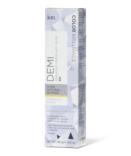 Intensive Shine 6N Dark Natural Blonde Demi Permanent Creme Hair Color