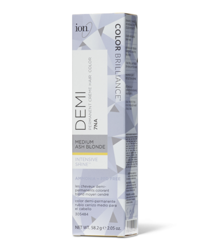 Intensive Shine 7NA Medium Ash Blonde Demi Permanent Creme Hair Color