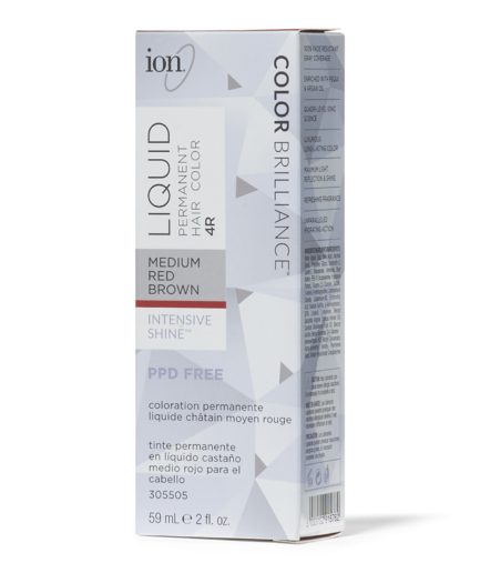 4R Medium Red Brown Permanent Liquid Hair Color