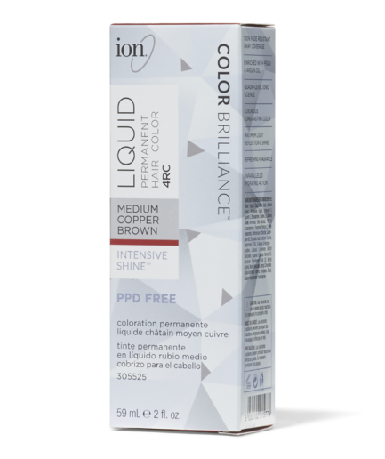 4RC Medium Copper Brown Permanent Liquid Hair Color