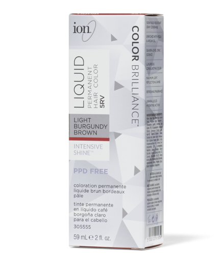 5RV Light Burgundy Brown Permanent Liquid Hair Color