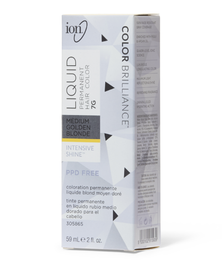 7G Medium Golden Blonde Permanent Liquid Hair Color