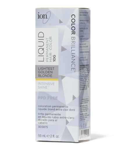 10G Lightest Golden Blonde Permanent Liquid Hair Color