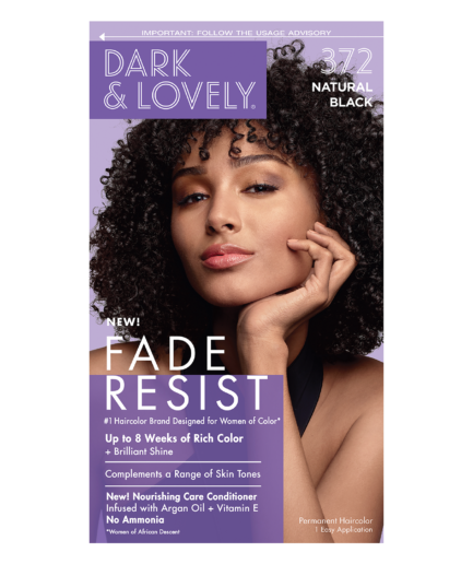 Fade Resistant Natural Black Permanent Hair Color