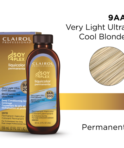 9AA/20D Very Light Ultra Cool Blonde LiquiColor Permanent Hair Color