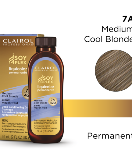 7A/42D Medium Cool Blonde LiquiColor Permanent Hair Color