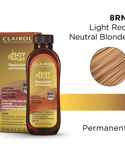 8RN/71RG Light Red Neutral Blonde LiquiColor Permanent Hair Color
