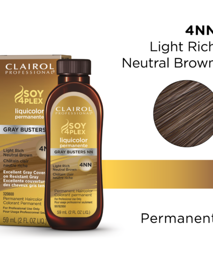 4NN Light Rich Neutral Brown LiquiColor Permanent Hair Color