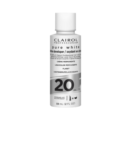 Pure White 20 Volume Creme Developer 2 oz.