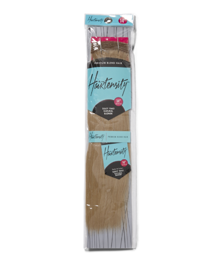 Natural Blonde 14 Inch Human & Premium Blend Hair