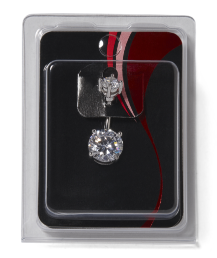 Stainless Steel 14G Navel Dangle