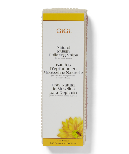 Natural Large Muslin Epilating Strips