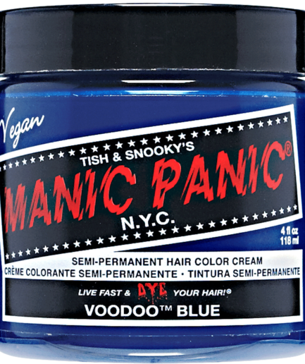 Voodoo Blue Semi Permanent Cream Hair Color