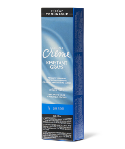 Resistant Grays 7X Dark Blonde Permanent Creme Hair Color