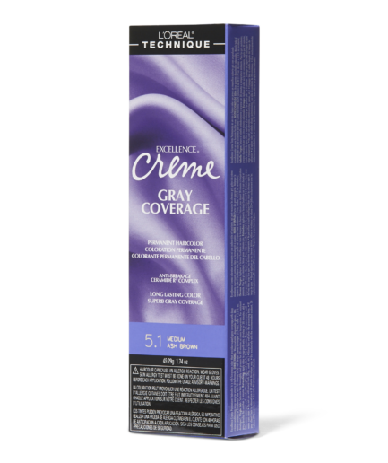 5.1 Medium Ash Brown Permanent Creme Hair Color