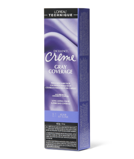 8.1 Medium Ash Blonde Permanent Creme Hair Color