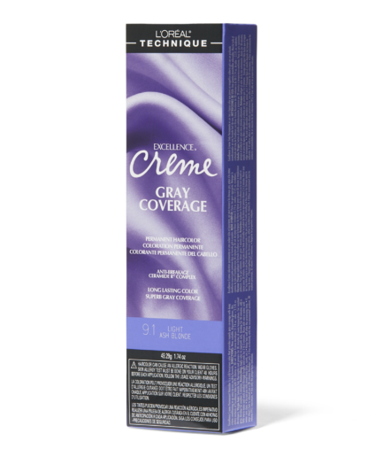 9.1 Light Ash Blonde Permanent Creme Hair Color