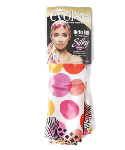 Marble Dots Silky Wrap Scarf