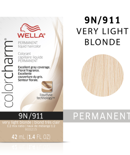 Very Light Blonde colorcharm Liquid Permanent Hair Color
