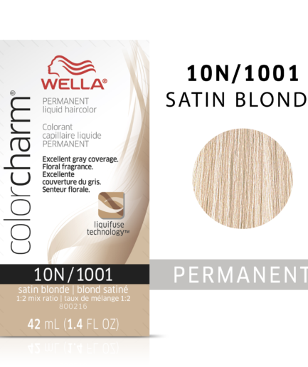 Satin Blonde colorcharm Liquid Permanent Hair Color