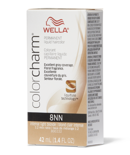 8NN Light Intense Neutral Blonde Permanent Liquid Hair Color